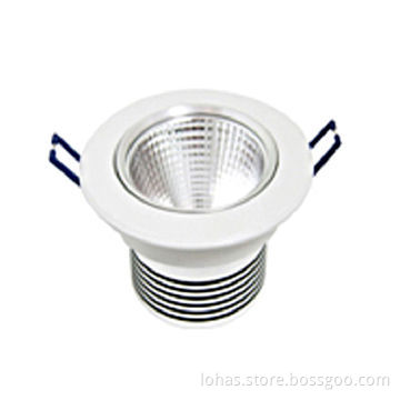 LED downlight, COB ，Epistar LED, AC 85V-240V, uniform glow, 2 years warranty